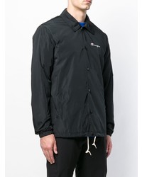 Мужская черная куртка-рубашка от Champion