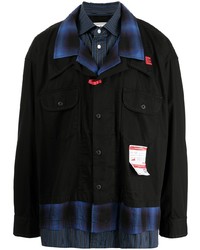 Мужская черная куртка-рубашка от Maison Mihara Yasuhiro