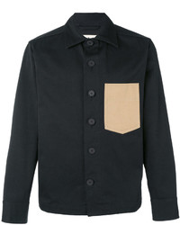 Мужская черная куртка-рубашка от Marni