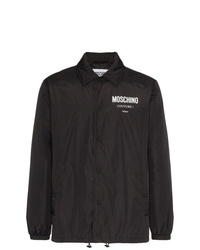 Мужская черная куртка-рубашка от Moschino