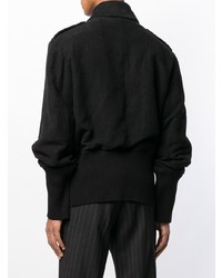Мужская черная куртка-рубашка от Ann Demeulemeester