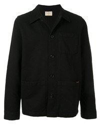 Мужская черная куртка-рубашка от Nudie Jeans