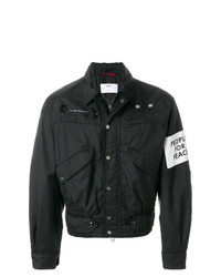 Мужская черная куртка-рубашка от Oamc