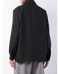 Мужская черная куртка-рубашка от Mackintosh 0003