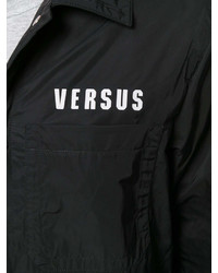 Мужская черная куртка-рубашка от Versus