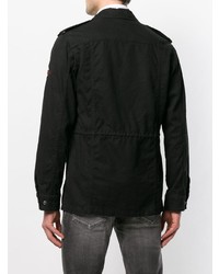 Мужская черная куртка-рубашка от Saint Laurent