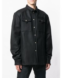 Мужская черная куртка-рубашка от Diesel Black Gold