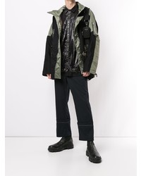 Мужская черная куртка-рубашка от Sacai