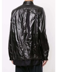 Мужская черная куртка-рубашка от Sacai