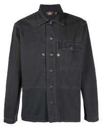 Мужская черная куртка-рубашка от Ralph Lauren RRL