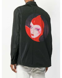 Мужская черная куртка-рубашка от Stella McCartney