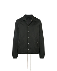 Мужская черная куртка-рубашка от Rick Owens