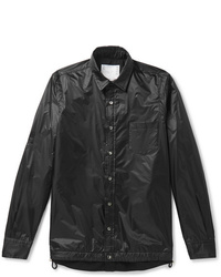 Мужская черная куртка-рубашка от Sacai