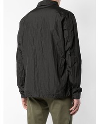 Мужская черная куртка-рубашка от Stone Island