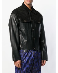 Мужская черная куртка-рубашка от Just Cavalli