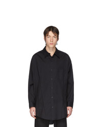 Мужская черная куртка-рубашка от Sulvam