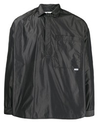 Мужская черная куртка-рубашка от Sunnei
