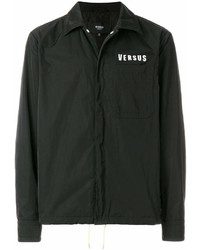 Мужская черная куртка-рубашка от Versus