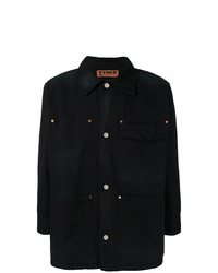Мужская черная куртка-рубашка от Vyner Articles