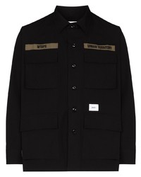 Мужская черная куртка-рубашка от WTAPS