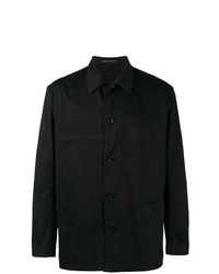 Мужская черная куртка-рубашка от Yohji Yamamoto