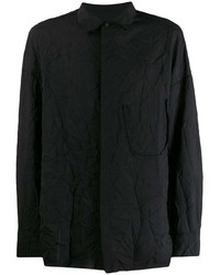 Мужская черная куртка-рубашка от Ziggy Chen