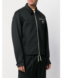 Мужская черная куртка-рубашка от Prada