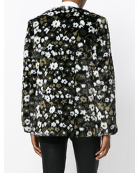 Женская черная куртка с цветочным принтом от MICHAEL Michael Kors