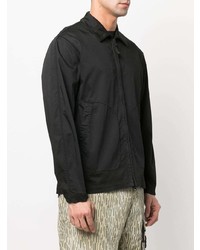 Черная куртка харрингтон от Stone Island