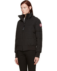 Женская черная куртка от Canada Goose