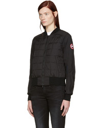 Женская черная куртка от Canada Goose