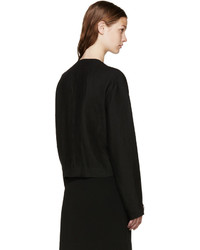 Женская черная куртка от Loewe