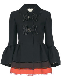 Женская черная куртка от Fendi