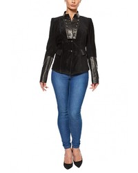 Женская черная куртка от Grafinia