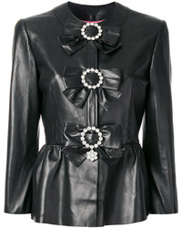 Женская черная куртка от Gucci