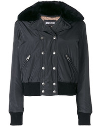 Женская черная куртка от Just Cavalli