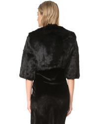 Женская черная куртка от Adrienne Landau