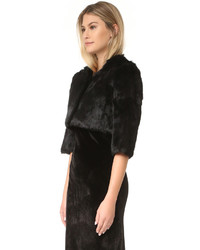 Женская черная куртка от Adrienne Landau