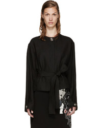 Женская черная куртка от Loewe