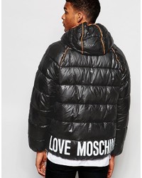 Мужская черная куртка от Love Moschino