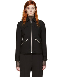 Женская черная куртка от MM6 MAISON MARGIELA