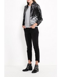 Женская черная куртка от Mondial