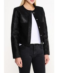 Женская черная куртка от Morgan