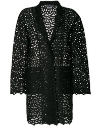 Женская черная куртка от Moschino