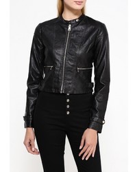 Женская черная куртка от Motivi