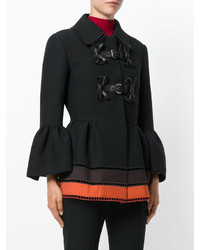 Женская черная куртка от Fendi