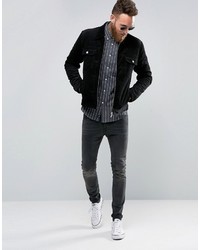 Мужская черная куртка от Edwin