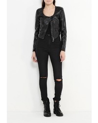 Женская черная куртка от Rifle