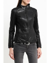 Женская черная куртка от Sisley