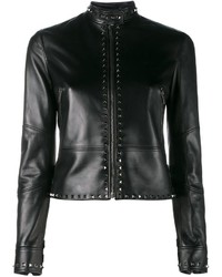 Женская черная куртка от Valentino